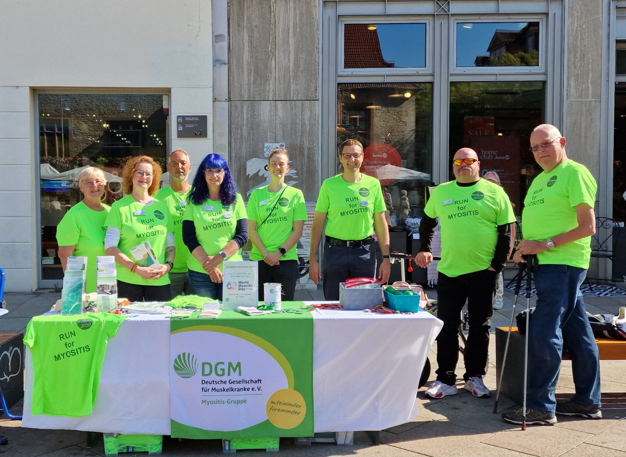World Myositis Day - WMD 2024 - Wir waren dabei! - Myositis-Netz